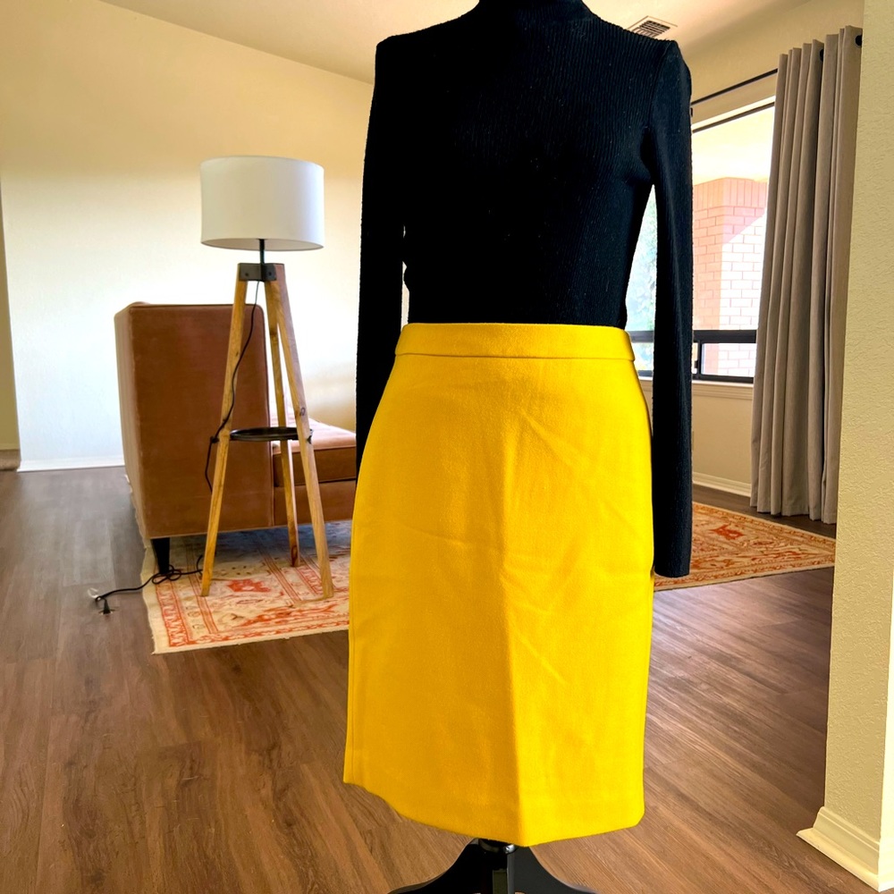 J. Crew No. 2 pencil skirt, 100 percent wool (not blouse). Size 4.